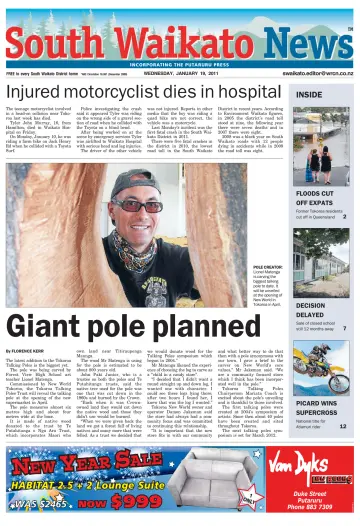 South Waikato News - 19 Jan 2011