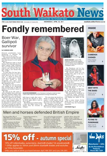 South Waikato News - 20 Apr 2011