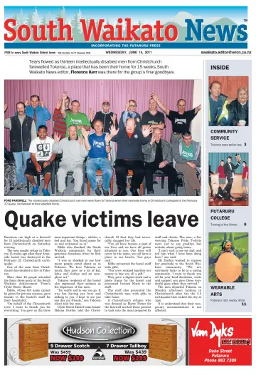 South Waikato News - 15 Jun 2011
