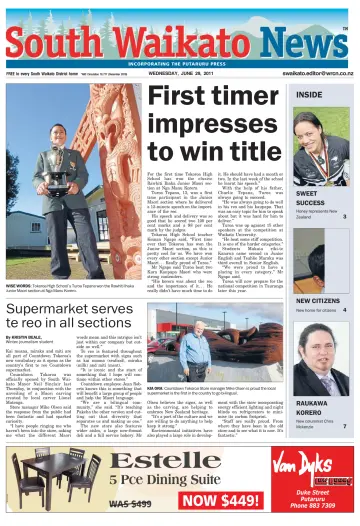 South Waikato News - 29 Jun 2011
