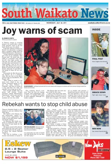 South Waikato News - 20 Jul 2011