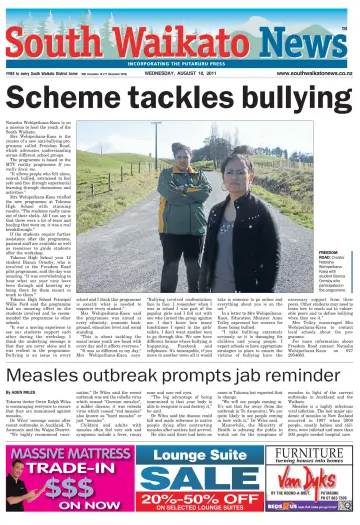 South Waikato News - 10 Aug 2011