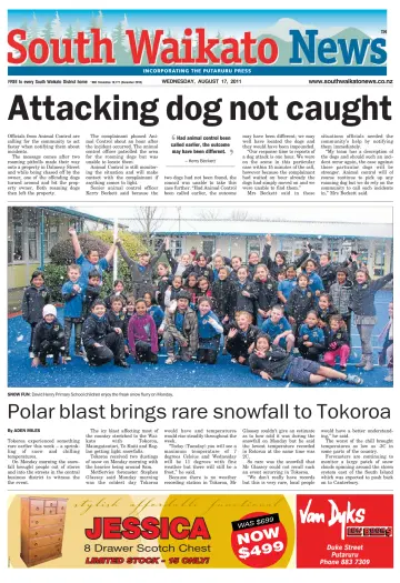 South Waikato News - 17 Aug 2011