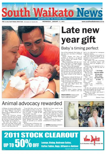 South Waikato News - 11 Jan 2012