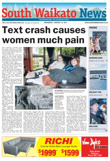 South Waikato News - 18 Jan 2012