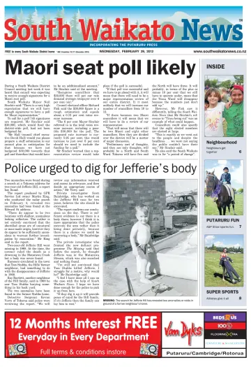 South Waikato News - 29 Feb 2012
