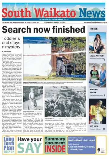 South Waikato News - 14 Mar 2012