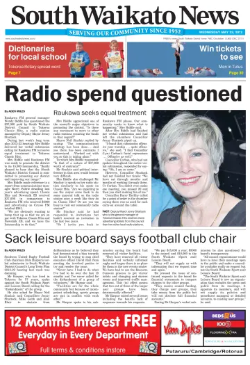 South Waikato News - 23 May 2012