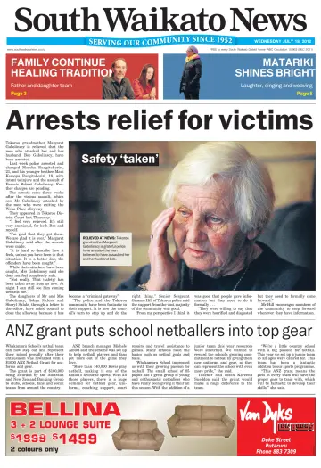 South Waikato News - 18 Jul 2012