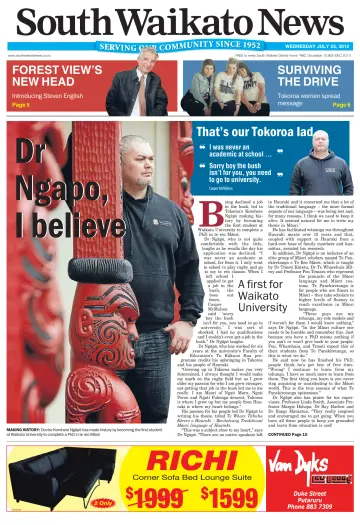 South Waikato News - 25 Jul 2012