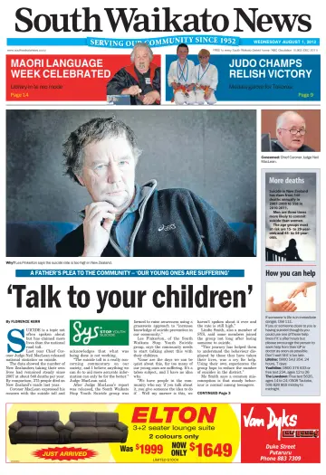 South Waikato News - 1 Aug 2012