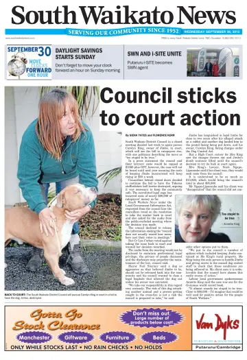 South Waikato News - 26 Sep 2012