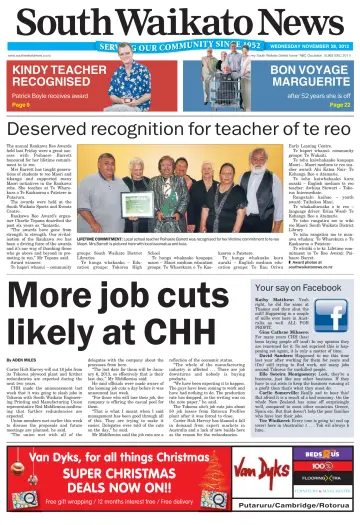 South Waikato News - 28 Nov 2012