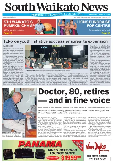 South Waikato News - 10 Apr 2013