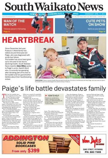 South Waikato News - 17 Apr 2013
