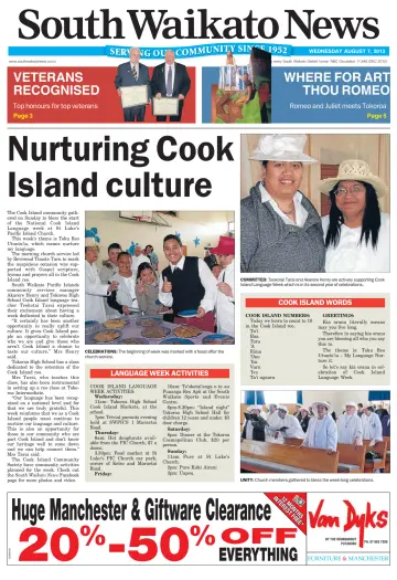 South Waikato News - 7 Aug 2013