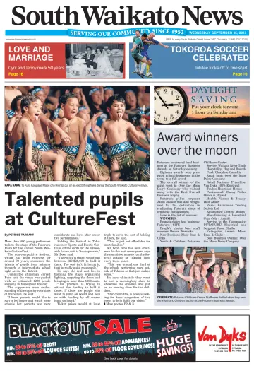 South Waikato News - 25 Sep 2013