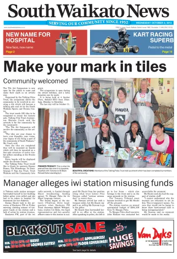South Waikato News - 2 Oct 2013