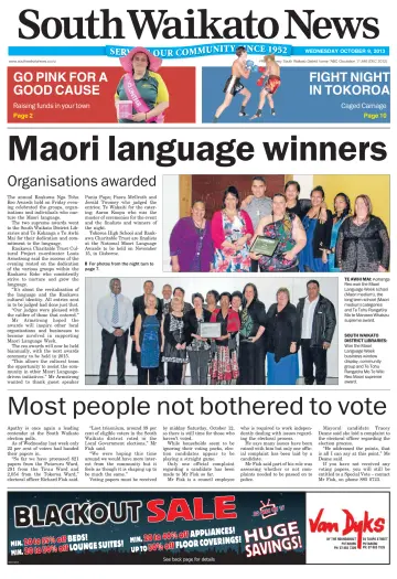 South Waikato News - 9 Oct 2013