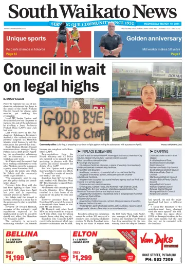 South Waikato News - 19 Mar 2014