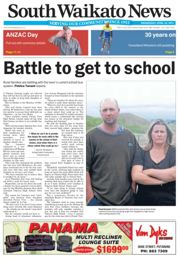 South Waikato News - 23 Apr 2014