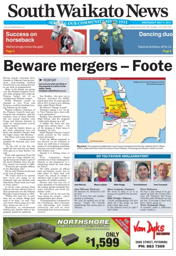 South Waikato News - 7 May 2014