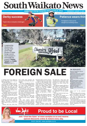 South Waikato News - 13 Aug 2014