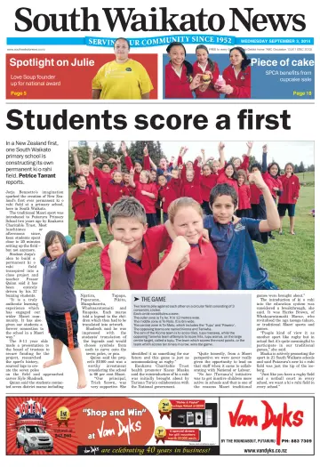 South Waikato News - 3 Sep 2014