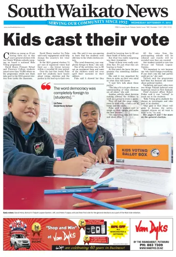 South Waikato News - 17 Sep 2014