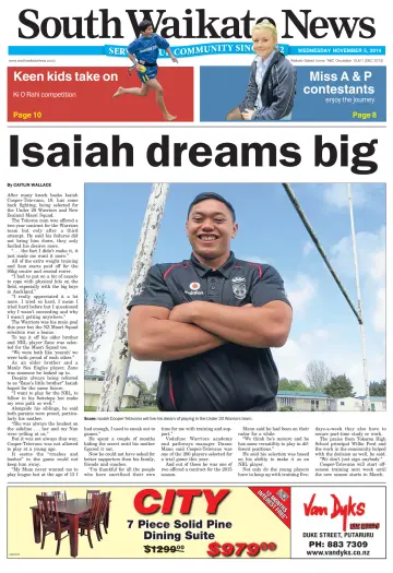 South Waikato News - 5 Nov 2014