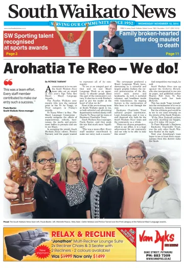 South Waikato News - 12 Nov 2014