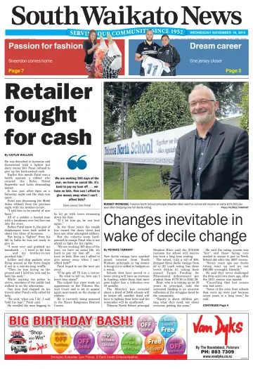 South Waikato News - 19 Nov 2014