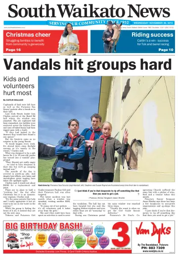 South Waikato News - 26 Nov 2014