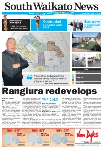 South Waikato News - 17 Jun 2015