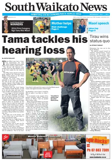South Waikato News - 1 Jul 2015