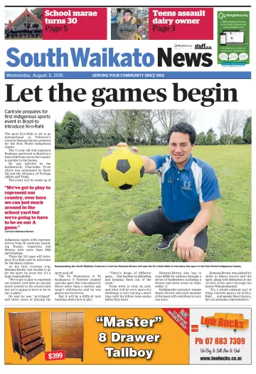 South Waikato News - 5 Aug 2015