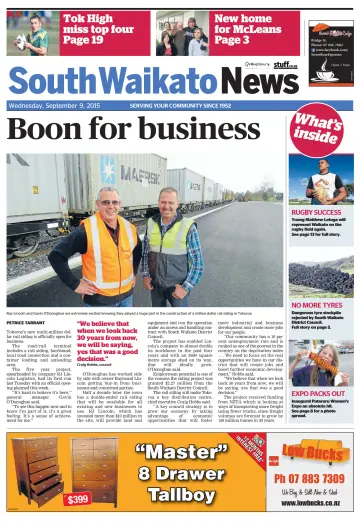 South Waikato News - 9 Sep 2015