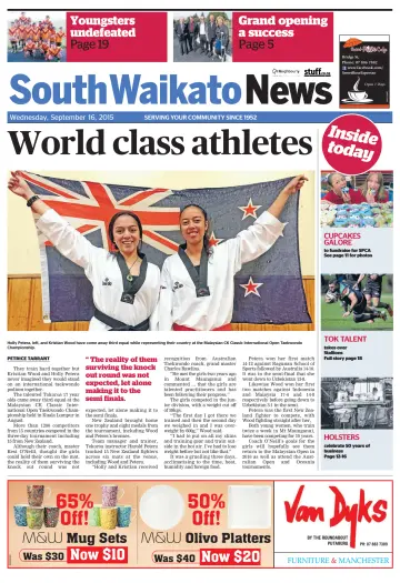 South Waikato News - 16 Sep 2015