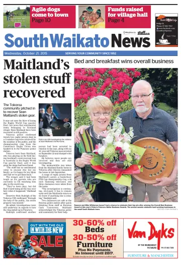 South Waikato News - 21 Oct 2015