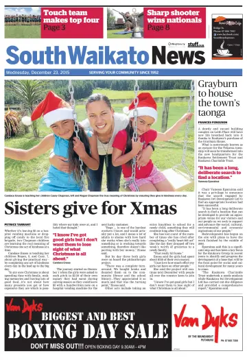 South Waikato News - 23 Dec 2015