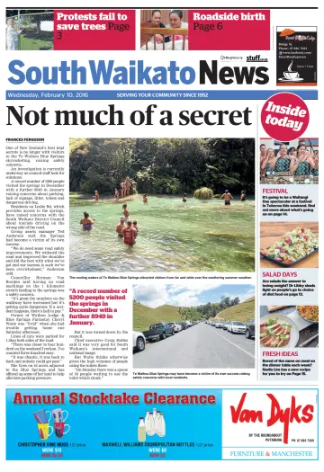 South Waikato News - 10 Feb 2016