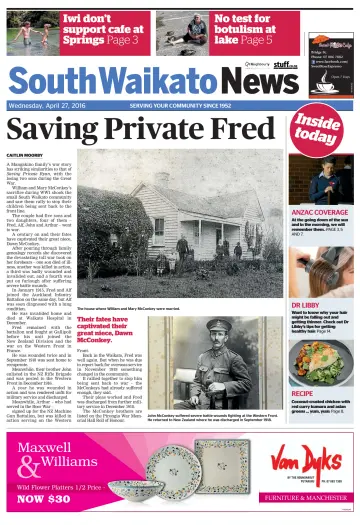 South Waikato News - 27 Apr 2016