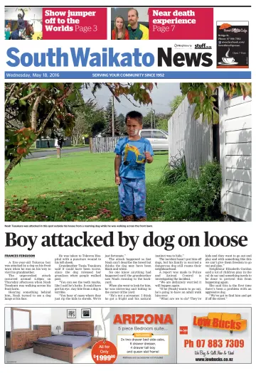 South Waikato News - 18 May 2016