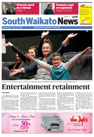 South Waikato News - 20 Jul 2016