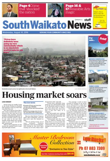 South Waikato News - 10 Aug 2016