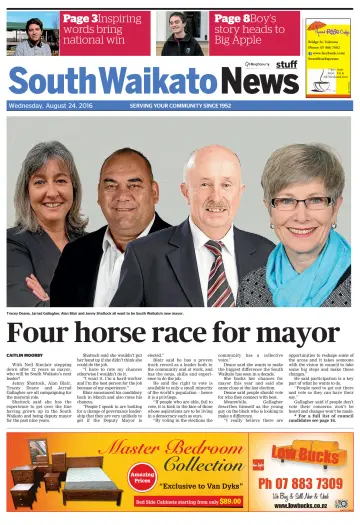 South Waikato News - 24 Aug 2016