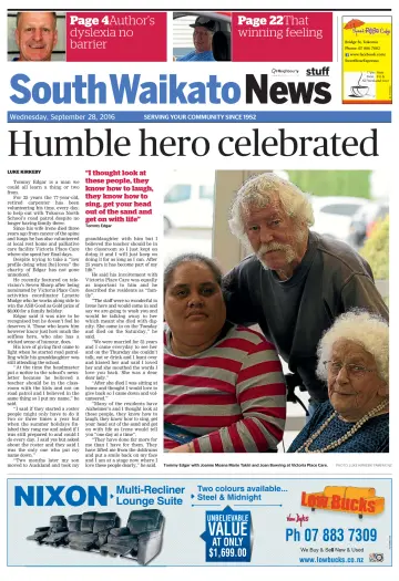 South Waikato News - 28 Sep 2016
