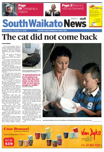 South Waikato News - 5 Oct 2016