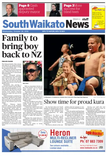 South Waikato News - 26 Oct 2016