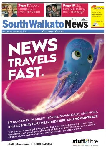 South Waikato News - 16 Aug 2017